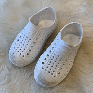 Native Slip Ons White Toddler 8